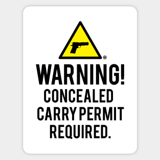 Concealed Carry Sticker